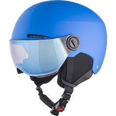 Slidinėjimo šalmas Alpina Zupo Visor Q-Lite, mėlynas цена и информация | Горнолыжные шлемы | pigu.lt