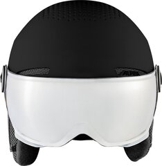 Slidinėjimo šalmas Alpina Arber Visor Q Lite, juodas цена и информация | Горнолыжные шлемы | pigu.lt