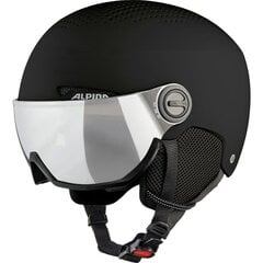 Slidinėjimo šalmas Alpina Arber Visor Q Lite, juodas цена и информация | Горнолыжные шлемы | pigu.lt