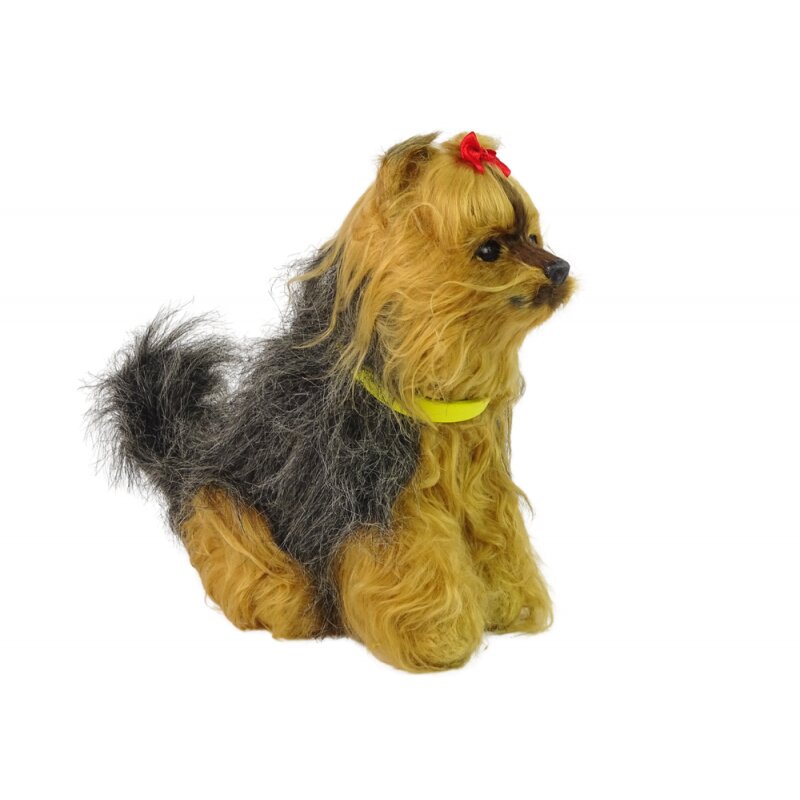 Interaktyvus šuo Breed Yorkshire Terrier, rudas kaina ir informacija | Žaislai mergaitėms | pigu.lt