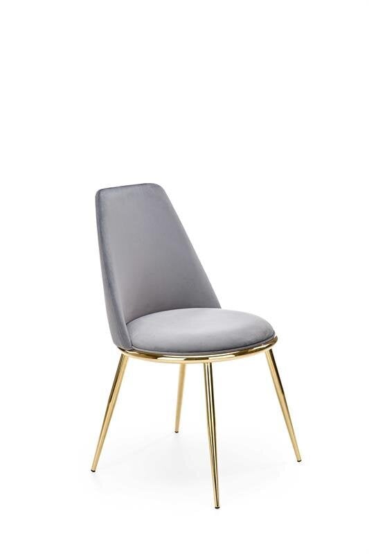 2-jų kėdžių komplektas Halmar K460, pilkas kaina ir informacija | Virtuvės ir valgomojo kėdės | pigu.lt