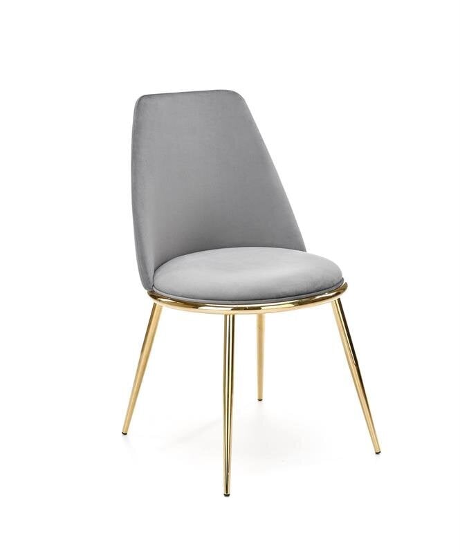 2-jų kėdžių komplektas Halmar K460, pilkas цена и информация | Virtuvės ir valgomojo kėdės | pigu.lt