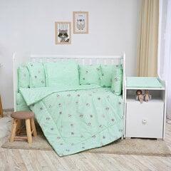 Комплект детского постельного белья Lorelli Trend Friends Green, 70x110, 5 частей цена и информация | Детское постельное бельё | pigu.lt
