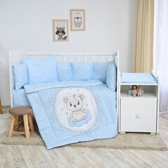 Комплект детского постельного белья Lorelli Trend Little Bear Blue, 70x110, 5 штук цена и информация | Детское постельное бельё | pigu.lt