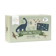 Skaičiavimo dėlionė Dinozaurai, 20 d. kaina ir informacija | Dėlionės (puzzle) | pigu.lt