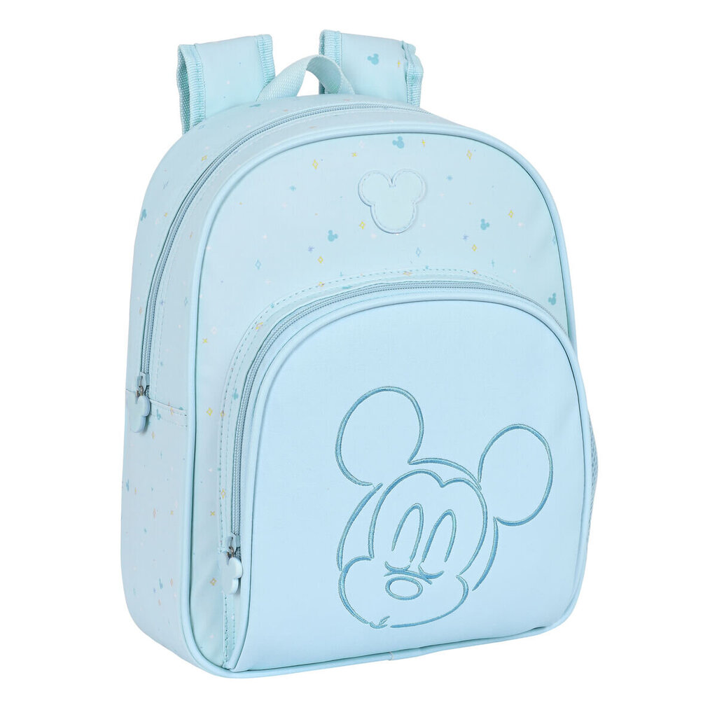 Mokyklinė kuprinė Mickey Mouse Clubhouse Baby Šviesiai mėlyna (28 x 34 x 10 cm) цена и информация | Kuprinės mokyklai, sportiniai maišeliai | pigu.lt