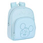 Mokyklinė kuprinė Mickey Mouse Clubhouse Baby Šviesiai mėlyna (28 x 34 x 10 cm) цена и информация | Kuprinės mokyklai, sportiniai maišeliai | pigu.lt