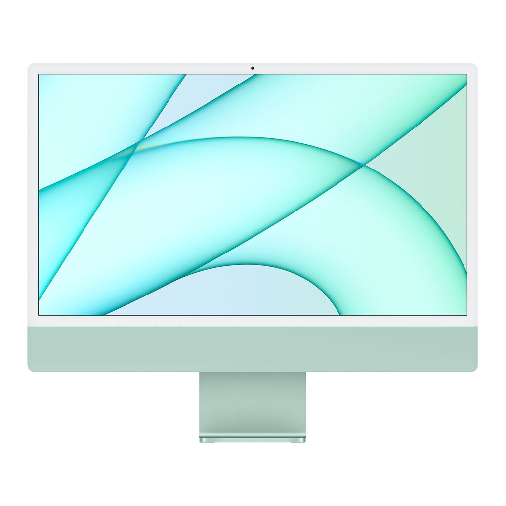 iMac 2021 Retina 4.5K 24" - M1 8C GPU / 16GB / 256 SSD Green (atnaujinta, būklė A) kaina ir informacija | Nešiojami kompiuteriai | pigu.lt