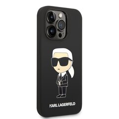 Dėklas Karl Lagerfeld skirtas iPhone 14 Pro Max, juoda kaina ir informacija | Telefono dėklai | pigu.lt