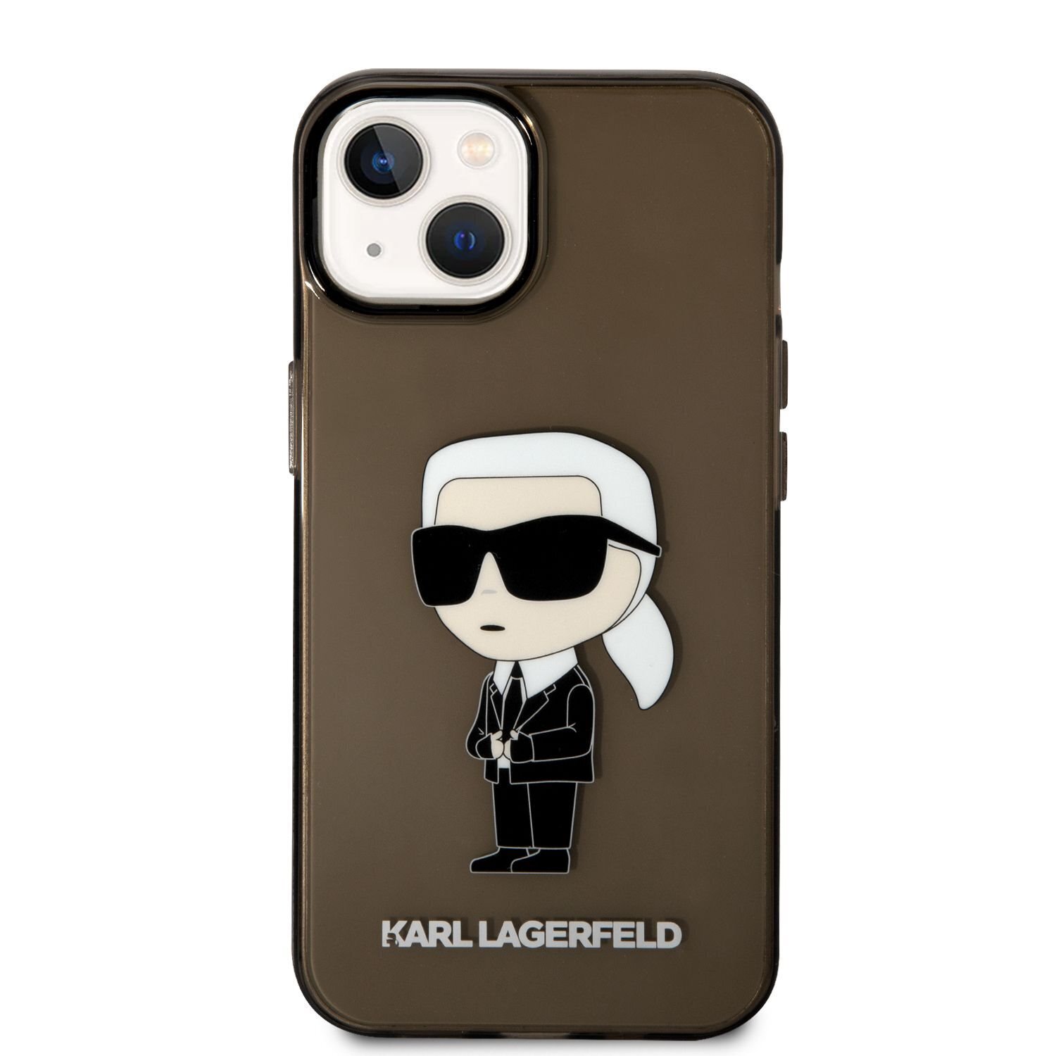 Karl Lagerfeld IML Ikonik NFT Case for iPhone 14 Plus Black цена | pigu.lt