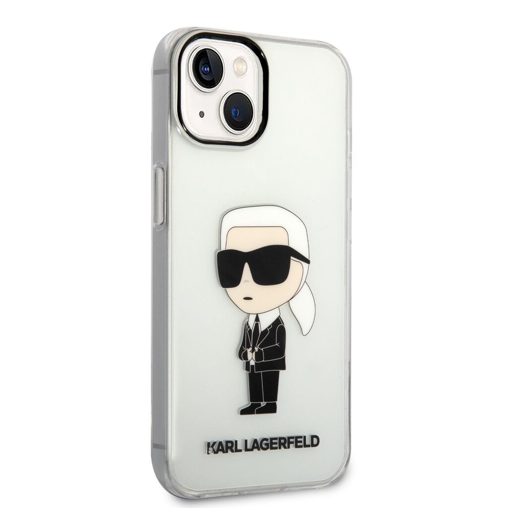 Karl Lagerfeld IML Ikonik NFT Case for iPhone 14 Plus Transparent цена |  pigu.lt