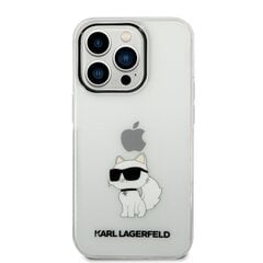 Karl Lagerfeld IML Choupette NFT iPhone 14 Pro Max Transparent kaina ir informacija | Telefono dėklai | pigu.lt