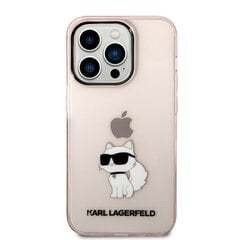 Karl Lagerfeld IML Choupette NFT iPhone 14 Pro Pink kaina ir informacija | Telefono dėklai | pigu.lt
