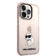 Karl Lagerfeld IML Choupette NFT iPhone 14 Pro Pink kaina ir informacija | Telefono dėklai | pigu.lt