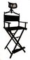 Makiažo kėdė, sulankstoma, su atrama galvai, juoda OSOMCH003BL kaina ir informacija | Baldai grožio salonams | pigu.lt