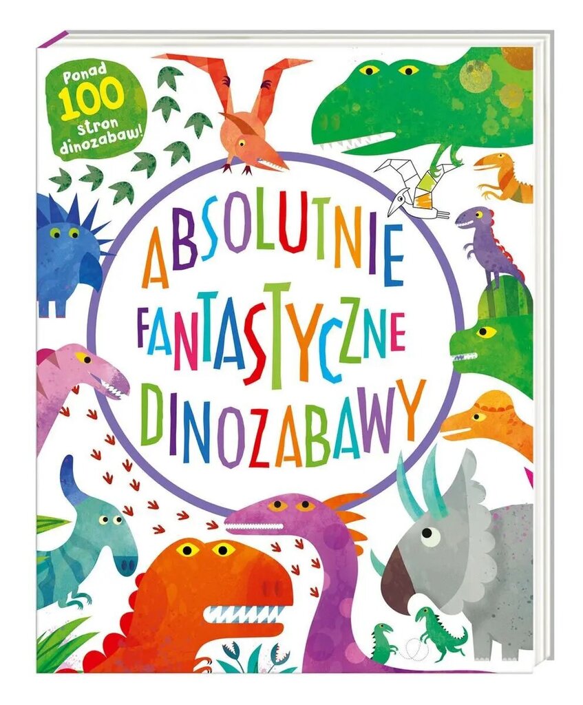 Absoliučiai fantastiškos Dino pramogos kaina ir informacija | Spalvinimo knygelės | pigu.lt
