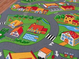 Rugsx vaikiškas kilimas Little Village, 100x400 cm kaina ir informacija | Kilimai | pigu.lt