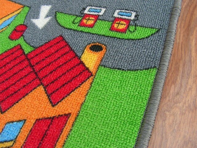 Rugsx vaikiškas kilimas Little Village, 150x350 cm kaina ir informacija | Kilimai | pigu.lt