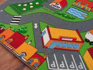 Rugsx vaikiškas kilimas Little Village, 500x500 cm kaina ir informacija | Kilimai | pigu.lt