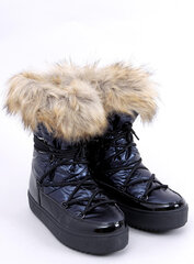 Sniego bata moterims PBP32974, mėlyni kaina ir informacija | Aulinukai, ilgaauliai batai moterims | pigu.lt