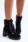 Aulinukai moterims Avely BSB233082681, juodi kaina ir informacija | Aulinukai, ilgaauliai batai moterims | pigu.lt