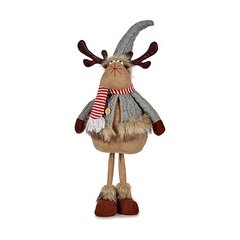 Christmas reindeer Красный Коричневый полиэстер (24 x 63 x 27 cm) цена и информация | Рождественские украшения | pigu.lt