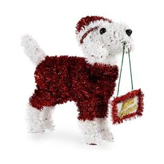 Dekoratyvinė figūrėlė - Šuniukas, blizgučiai kaina ir informacija | Kalėdinės dekoracijos | pigu.lt