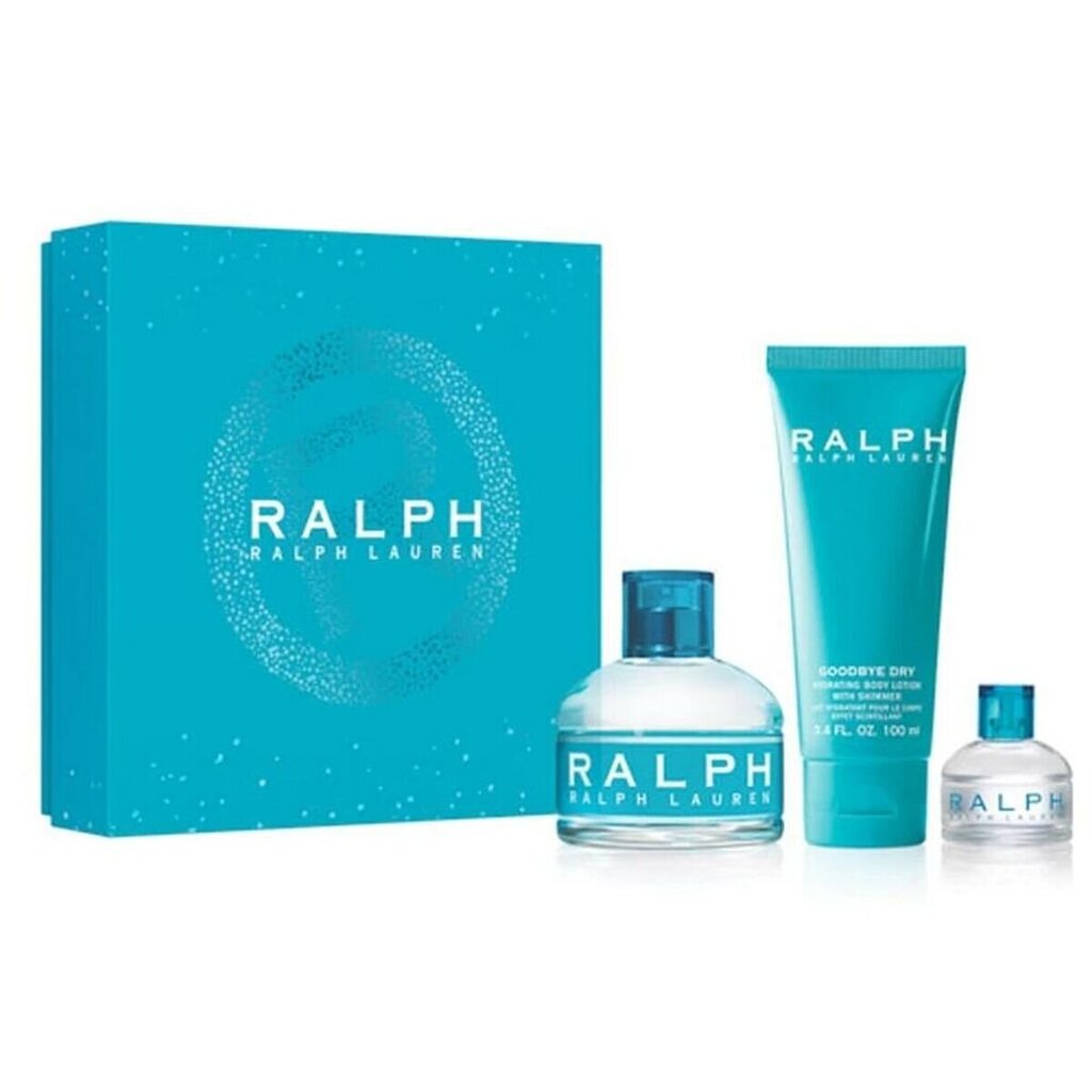 Rinkinys moterims Ralph Lauren Ralph: EDT 100 ml + EDT 10 ml + kūno losjonas 100 ml цена и информация | Kvepalai moterims | pigu.lt