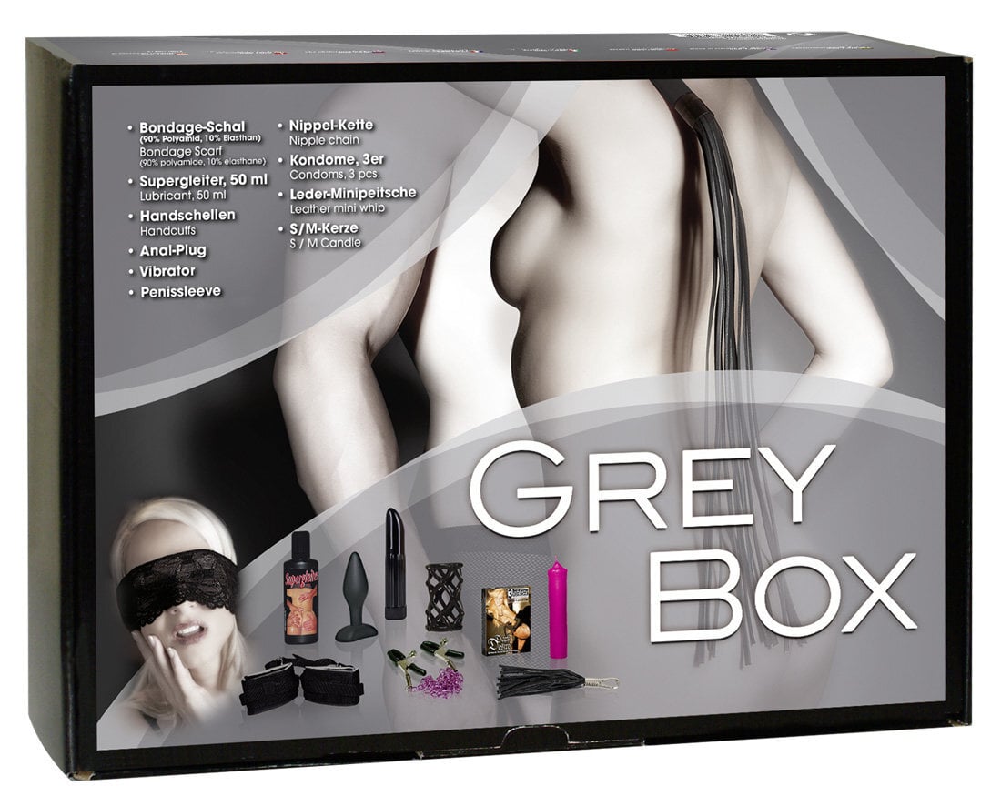 Комплект Grey Box для сексуальных игр цена | n18.pigu.lt