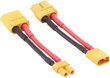 4 vienetai XT30 į XT60 adapterio kabeliai nuo vyriškos iki moteriškos 16awg jungties 5cm цена и информация | Išmanioji technika ir priedai | pigu.lt
