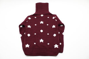 Kalėdinis bordo unisex megztinis kaina ir informacija | Megztiniai, bluzonai, švarkai berniukams | pigu.lt