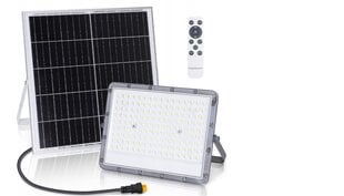 Уличный светильник с солнечной батареей, 2000 лм, 200 Вт цена и информация | Уличные светильники | pigu.lt