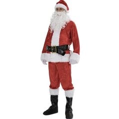 Kalėdų senelio kostiumas Premium, 7 dalių kaina ir informacija | Karnavaliniai kostiumai | pigu.lt