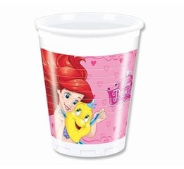 Vienkartiniai plastikiniai puodeliai "Princess Dreaming", 200 ml, 8 vnt 86678 kaina ir informacija | Vienkartiniai indai šventėms | pigu.lt