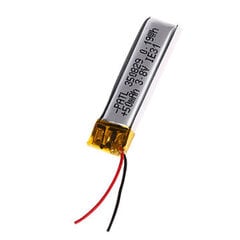 Перезаряжаемая липоевая батарея 350829 (3.8v, 50mAh Lipo) для Bluetooth гарнитур, умных часов, POS, медицинских инструментов и других портативных устройств цена и информация | Аккумуляторы | pigu.lt