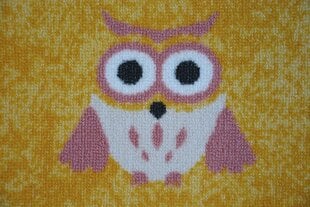 Rugsx vaikiškas kilimas Owls, 100x400 cm kaina ir informacija | Kilimai | pigu.lt