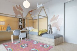 Rugsx vaikiškas kilimas Unicorn, 400x600 cm kaina ir informacija | Kilimai | pigu.lt