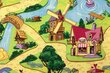 Rugsx vaikiškas kilimas Candy Town, 100x150 cm kaina ir informacija | Kilimai | pigu.lt