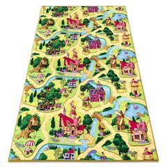 Rugsx vaikiškas kilimas Candy Town, 100x250 cm kaina ir informacija | Kilimai | pigu.lt