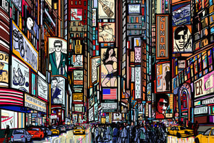 Fototapetai - Times Square kaina ir informacija | Fototapetai | pigu.lt
