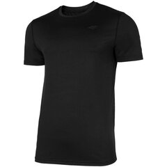 Vyriški funkcionalūs marškinėliai 4F H4Z22 TSMF351 20S, juodi kaina ir informacija | Vyriški marškinėliai | pigu.lt