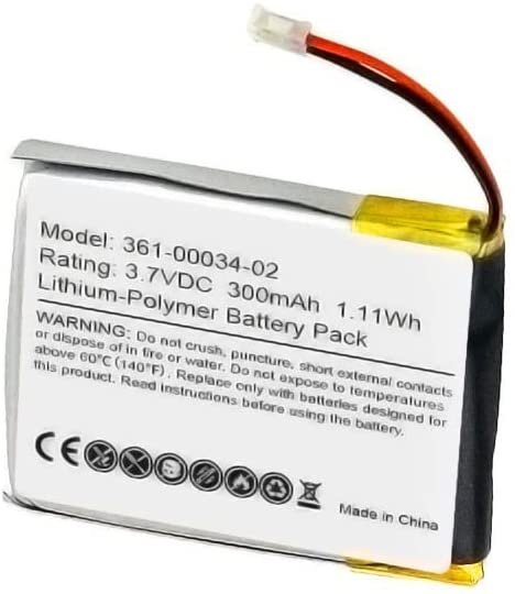 Baterija 3.7V 300mAh1.11Wh 361-00034-02 Suderinama su "Garmin Fenix 3" / "Fenix 3 HR" išmaniuoju laikrodžiu Pakaitinė baterija 300mAh kaina ir informacija | Išmanioji technika ir priedai | pigu.lt