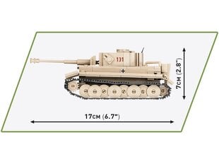 COBI - Конструктор PzKpfw VI Tiger 131, 1/48, 2710 цена и информация | Конструкторы и кубики | pigu.lt