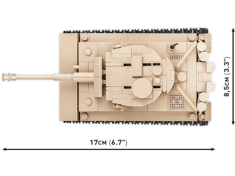 Konstruktorius Cobi PzKpfw VI Tiger 131, 1/48, 2710 kaina ir informacija | Konstruktoriai ir kaladėlės | pigu.lt