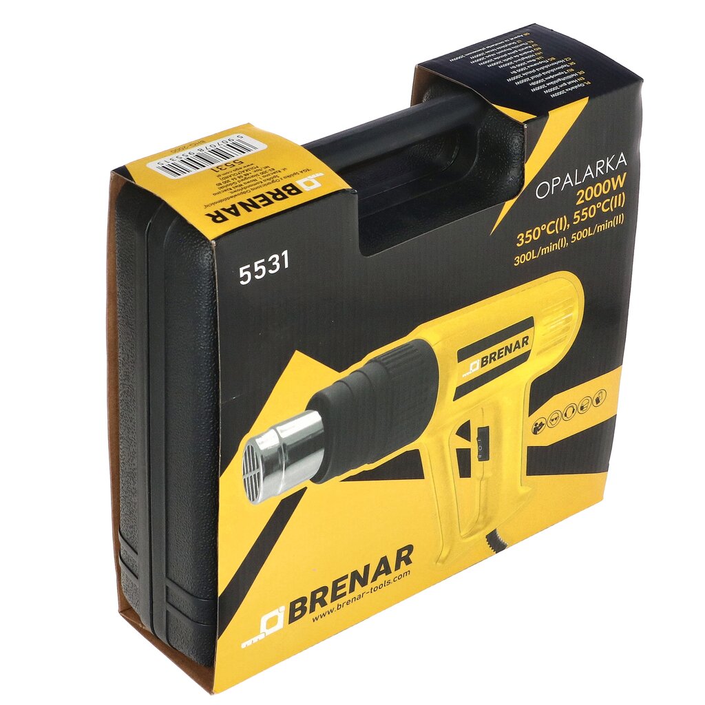 Fenas techninis 2000W 350/550°C Brenar (5531) цена и информация | Orapūtės | pigu.lt