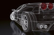 Fototapetai - Automobilių modelis (tamsiame fone) kaina ir informacija | Fototapetai | pigu.lt