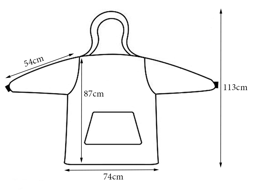 Pledas megztinis 2in1, juodas kaina ir informacija | Lovatiesės ir pledai | pigu.lt