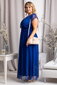 Išskirtinė tiulio suknelė moterims Manuela, mėlyna kaina ir informacija | Suknelės | pigu.lt