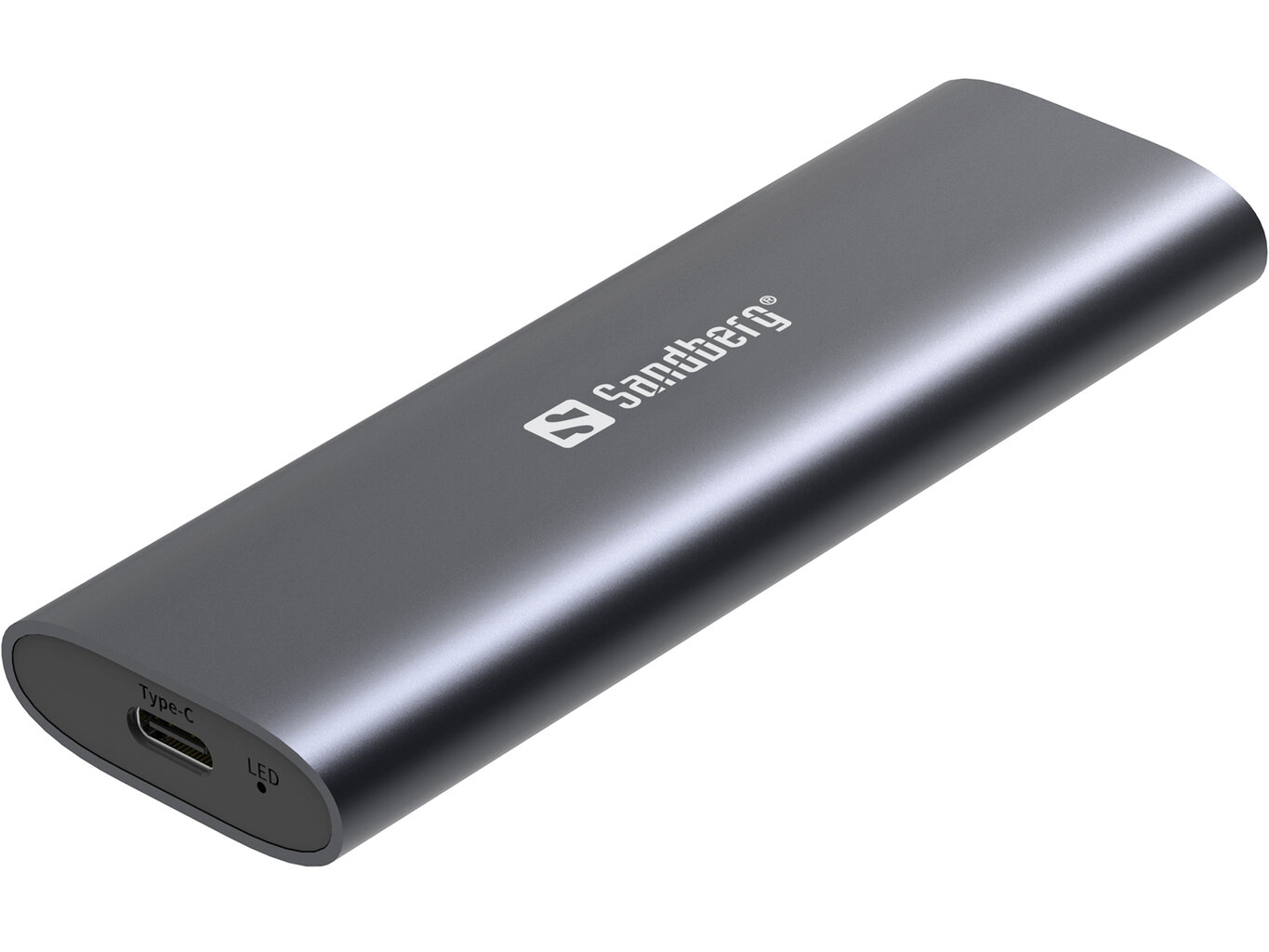 Sandberg 136-39 USB 3,2 dėklas, skirtas M.2+NVMe SSD kaina ir informacija | Išorinių kietųjų diskų dėklai | pigu.lt