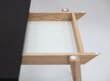 Išskleidžiamas stalas Envelope 90/130 x 65 cm, Smėlio pilka kaina ir informacija | Virtuvės ir valgomojo stalai, staliukai | pigu.lt